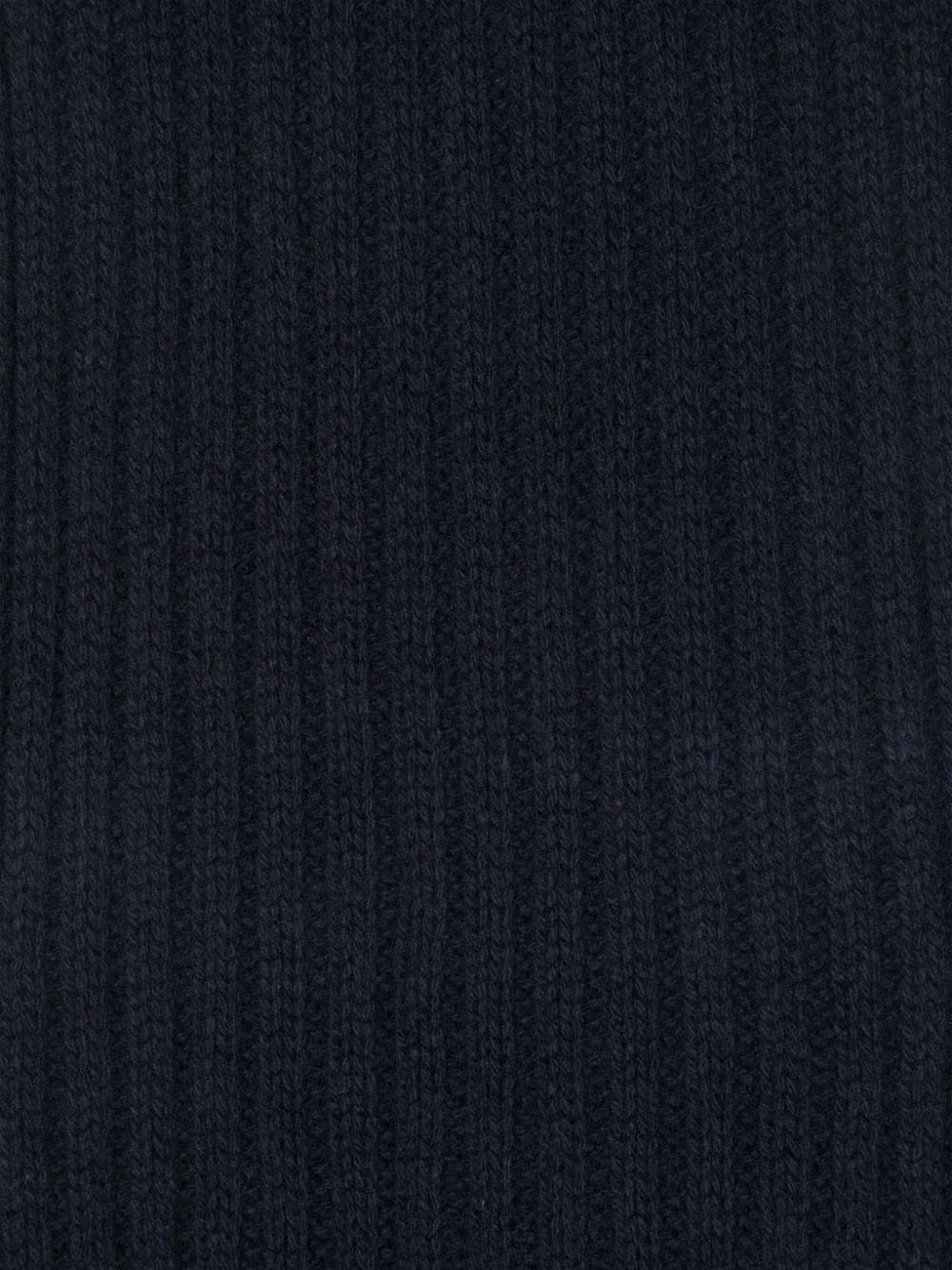 logo-patch knit scarf - 2