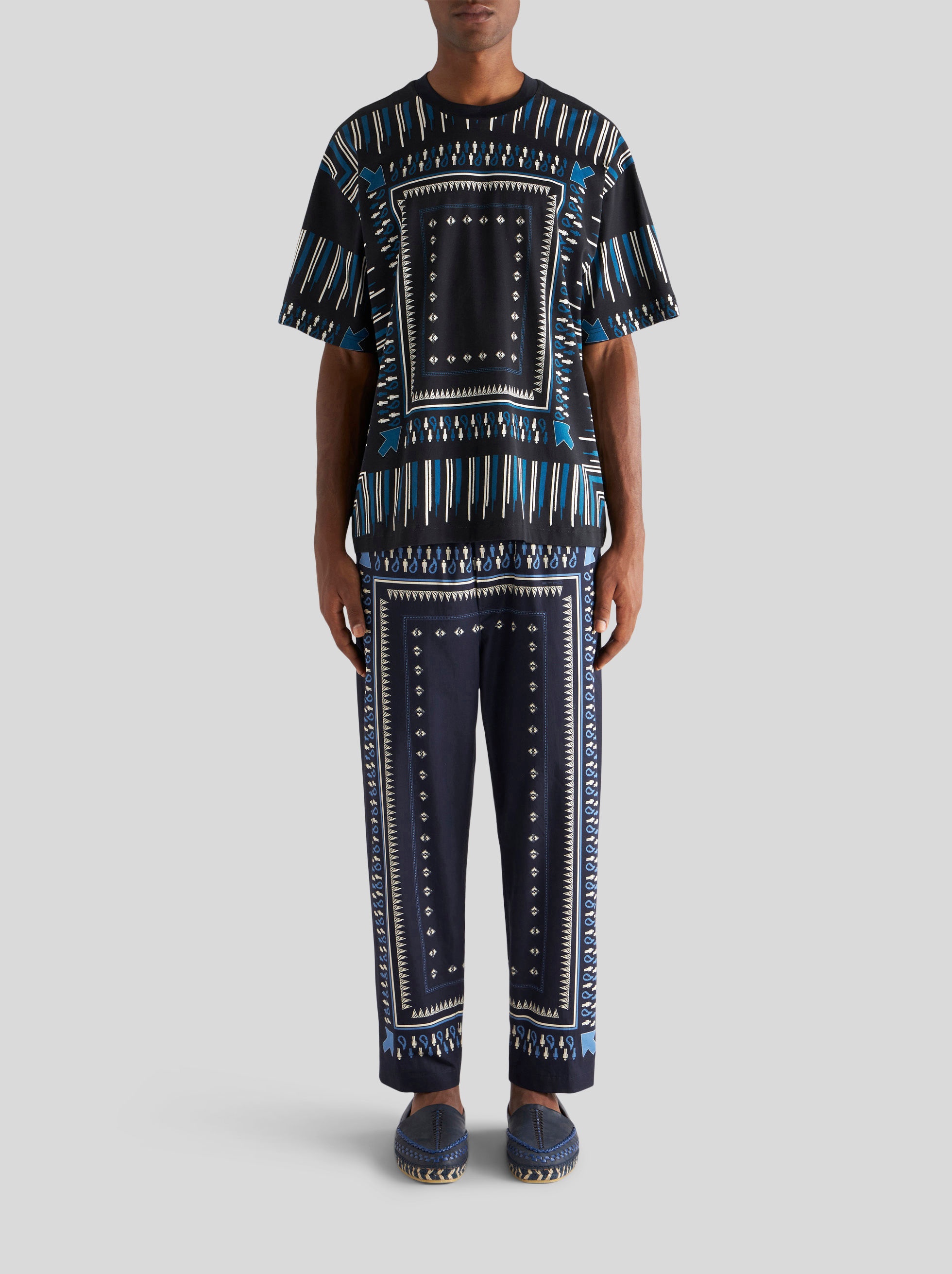 BANDANA PRINT JOGGING TROUSERS - 3