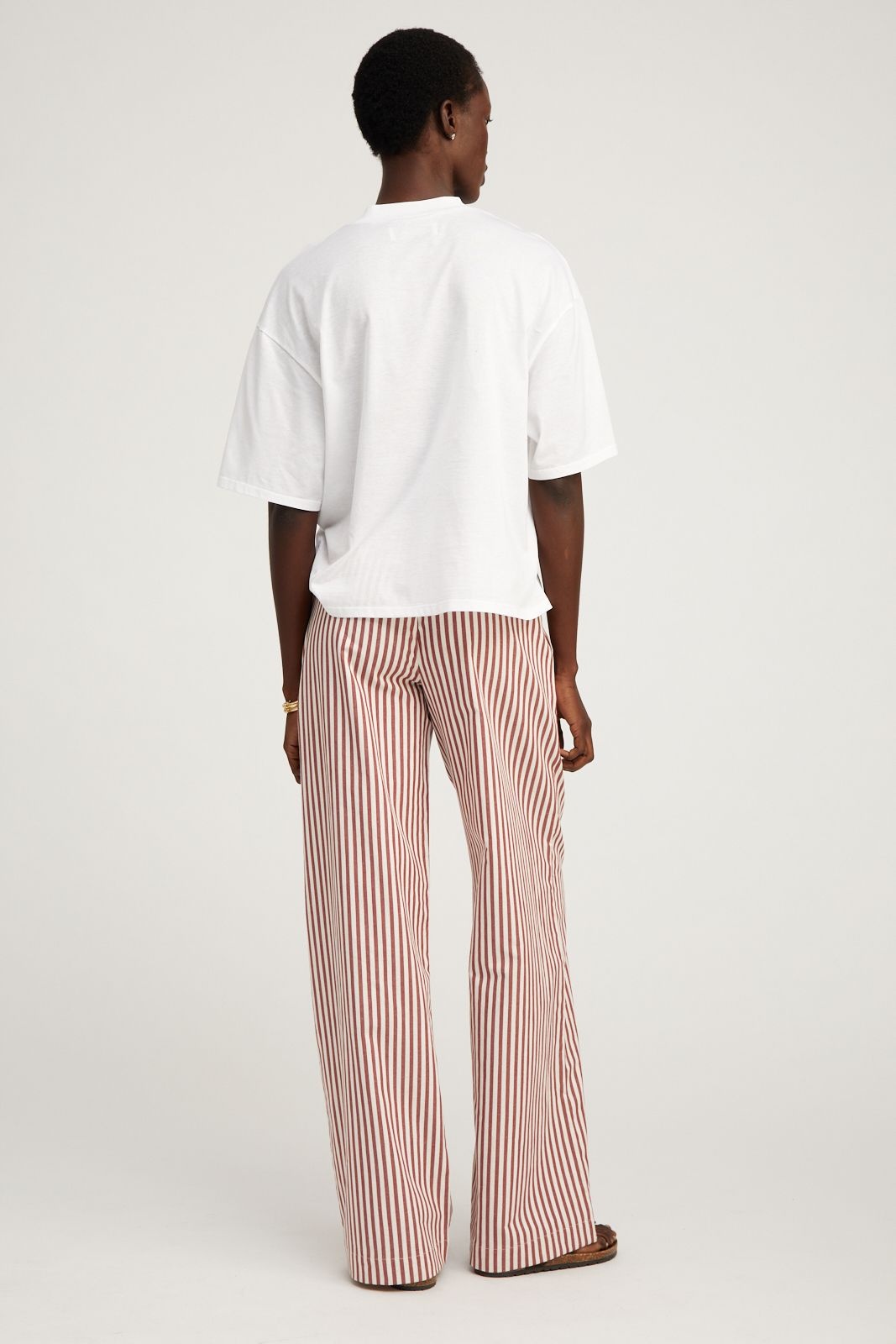 WHITE OVERSIZED BOXY TEE - 4