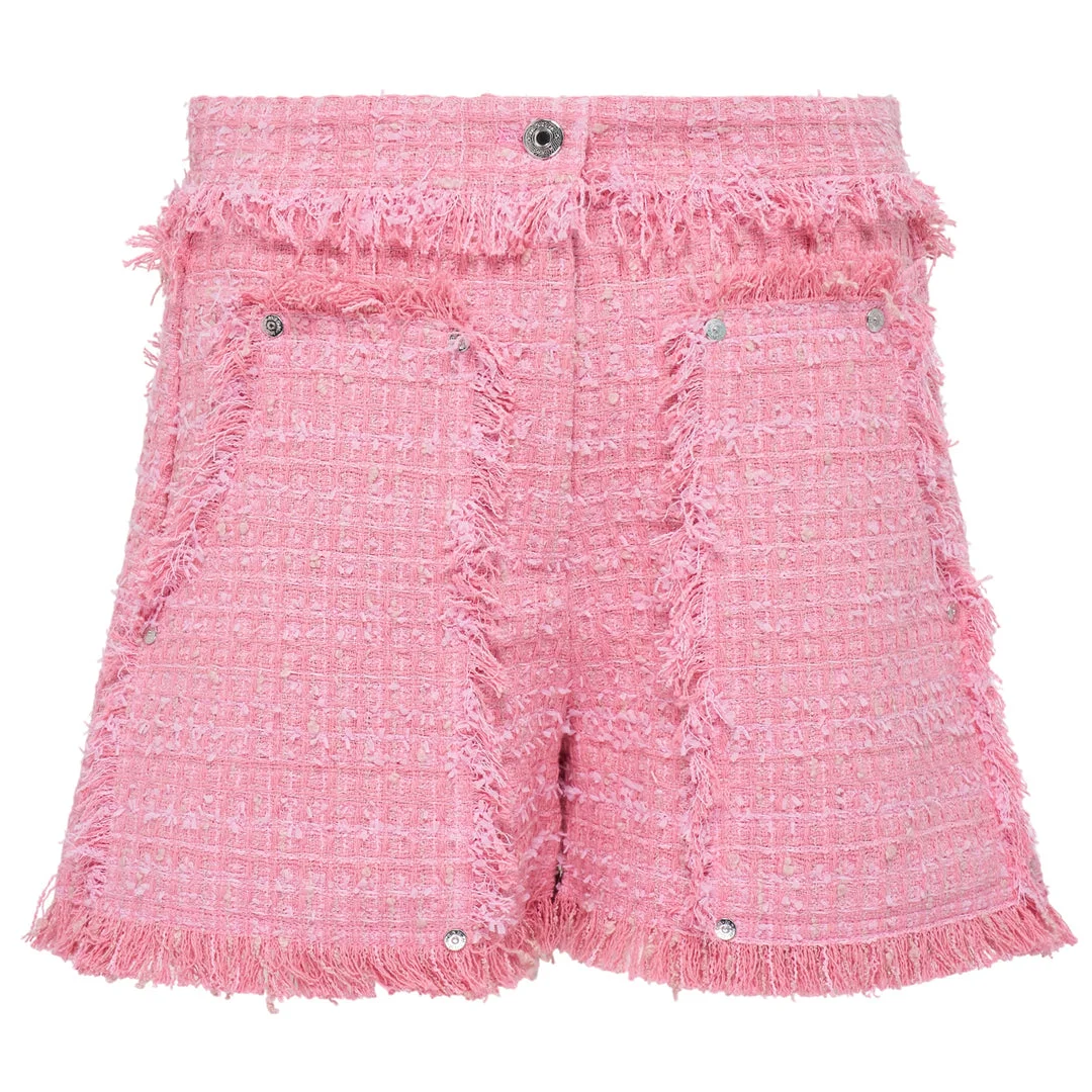 Boucle Tweed Shorts - 1