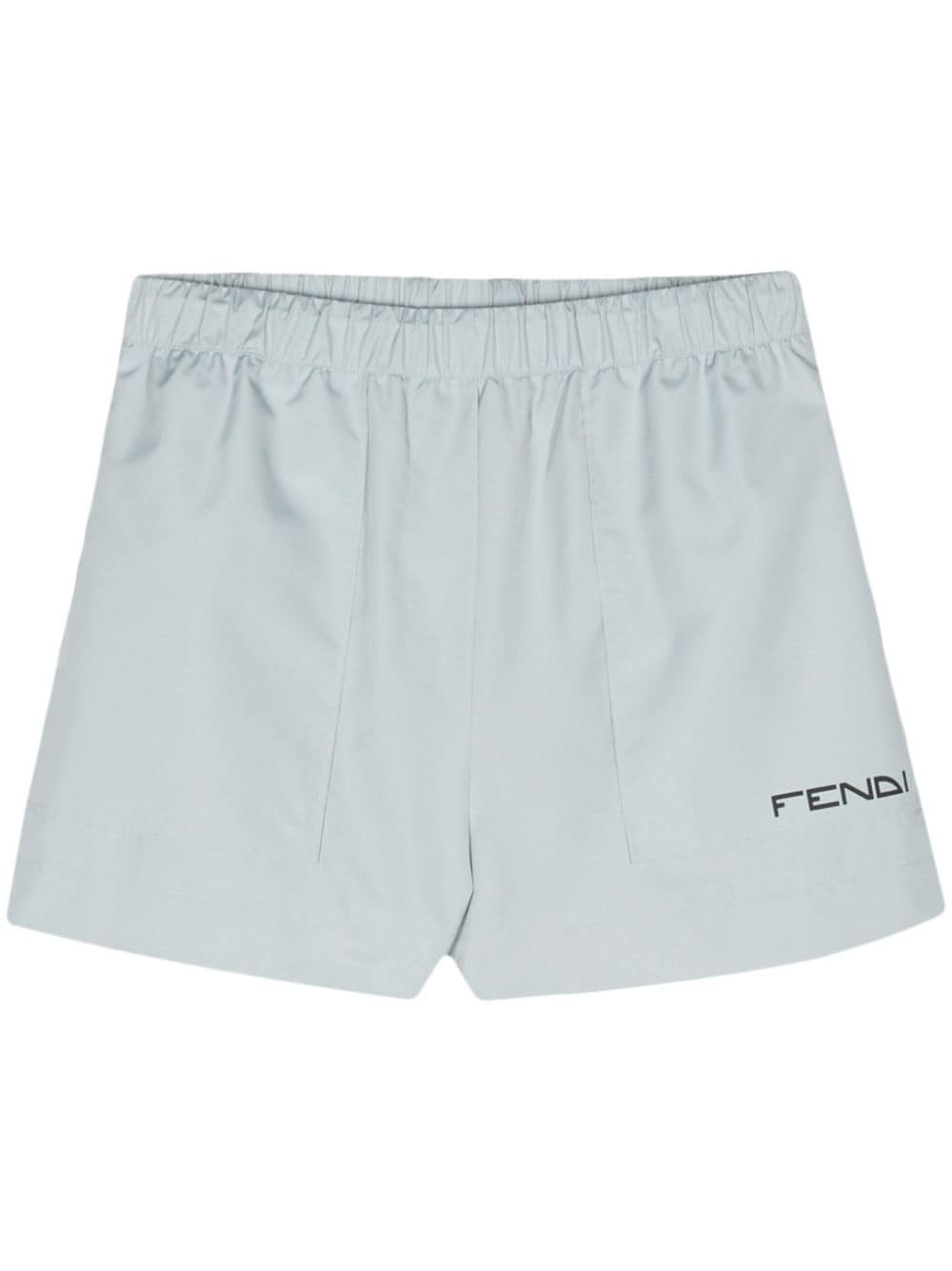 elasticated-waistband shorts - 1