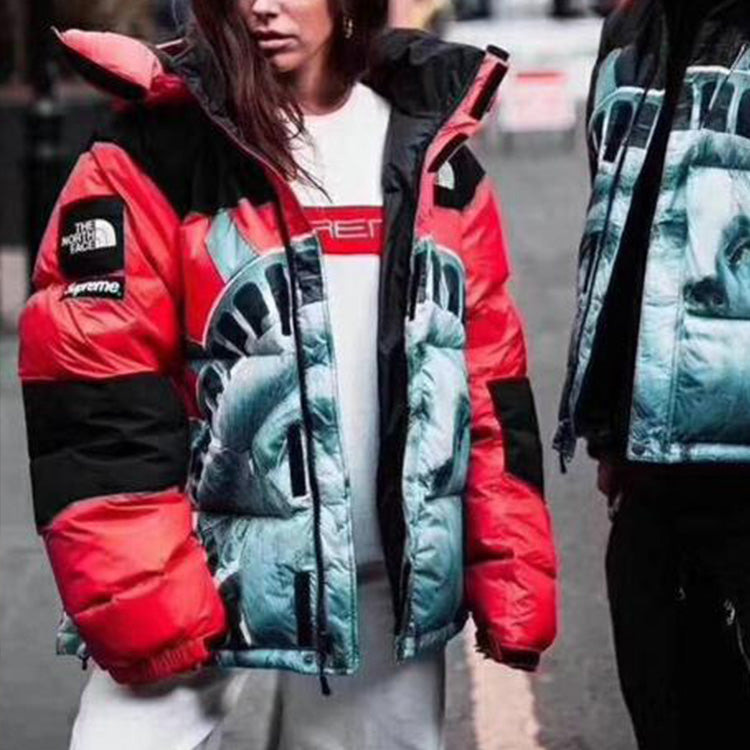 Supreme x The North Face Statue Of Liberty Mountain Jacket 'Red' SUP-FW19-909 - 4