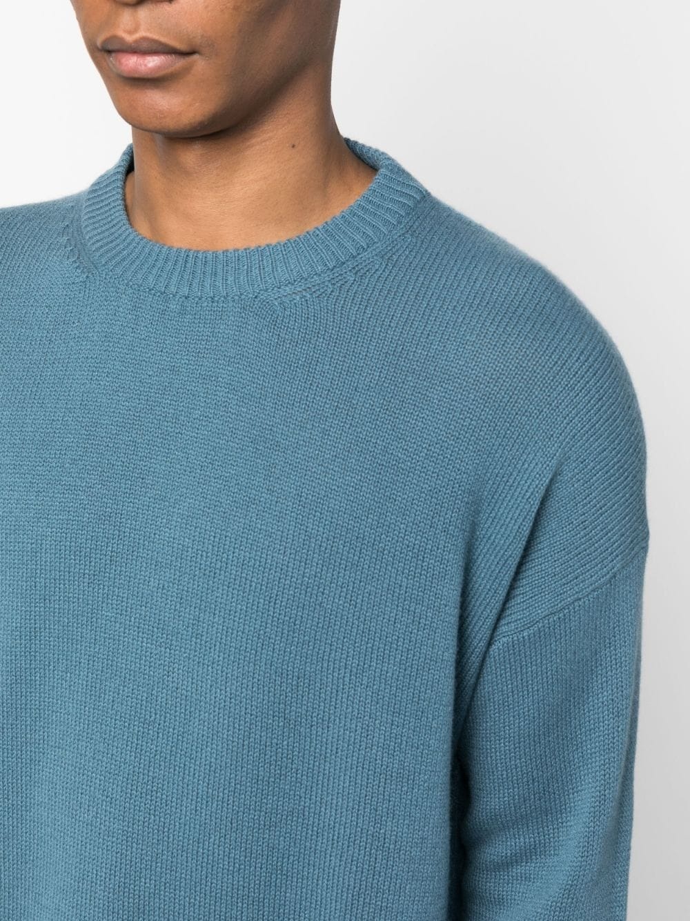 crew-neck cashmere jumper - 5