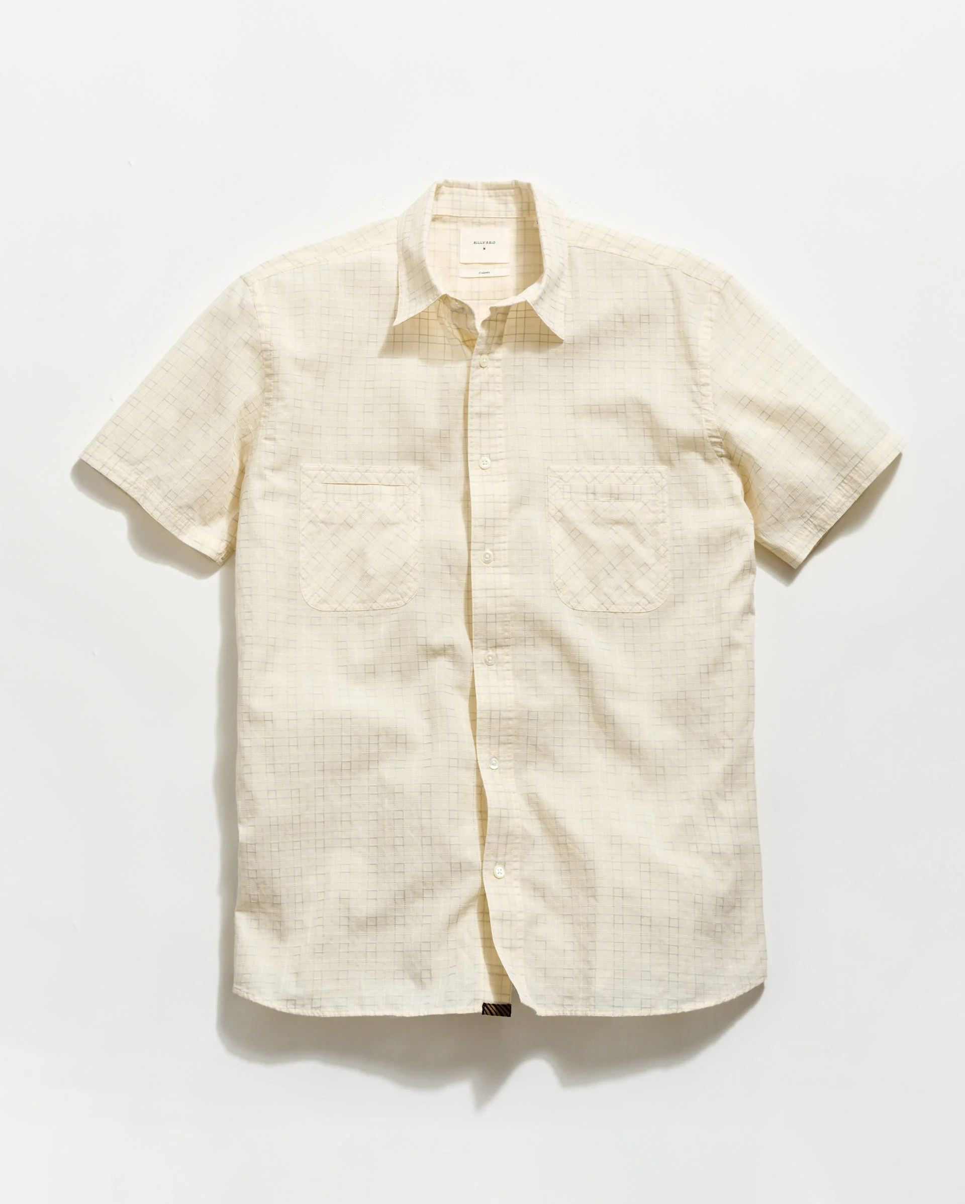 Short Sleeve Corded Plaid Donelson Shirt - 1