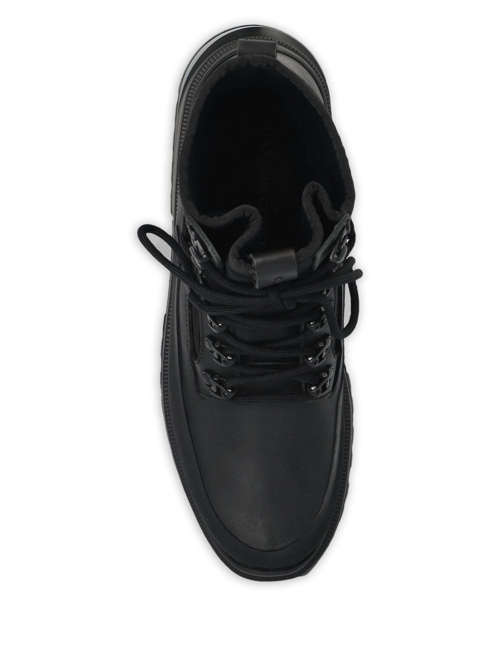 lace-up leather boots - 3