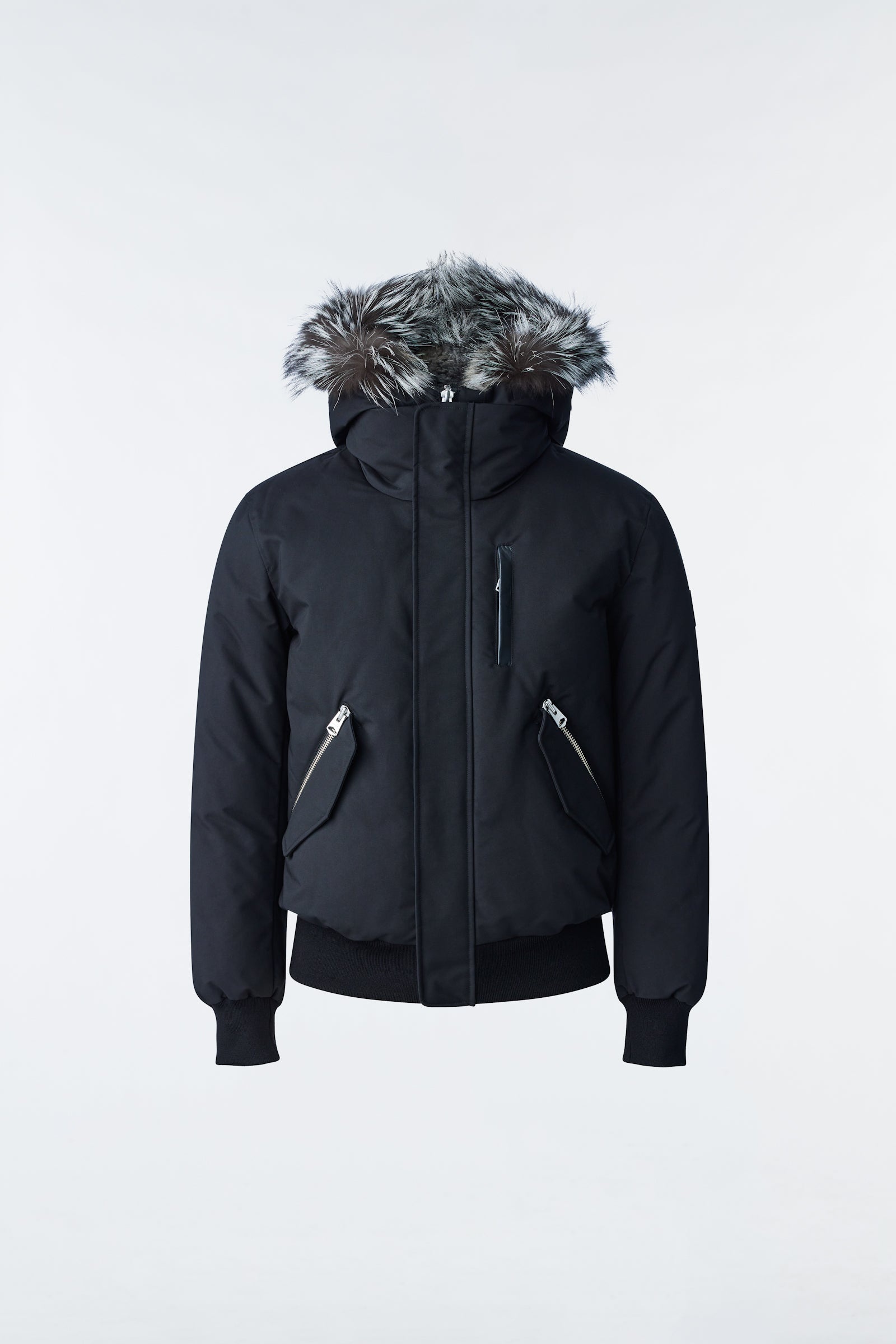 DIXON 2-in-1 Nordic Tech down bomber with silver fox fur - 1