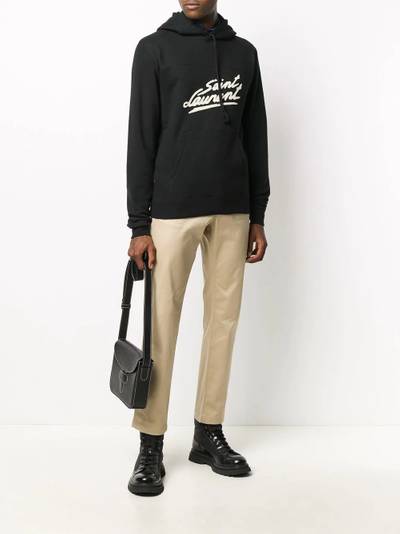 SAINT LAURENT casual straight-leg trousers outlook