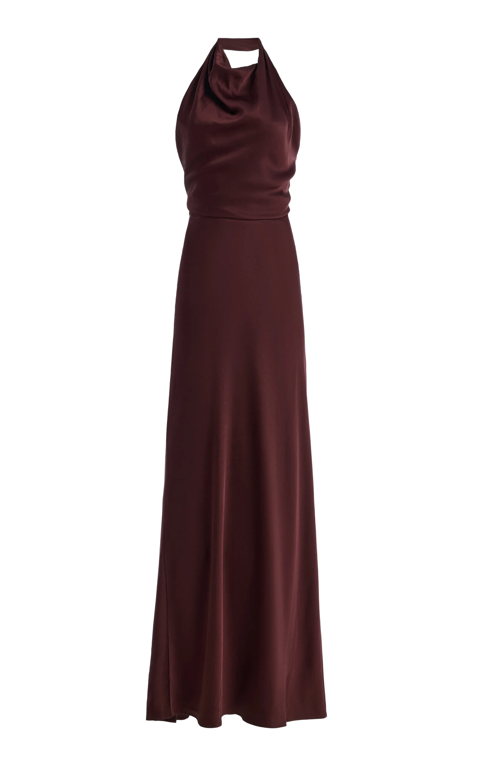 Reannon Draped Gown burgundy - 1