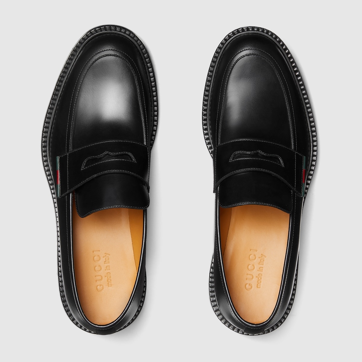Men's loafer with leather Web - 5
