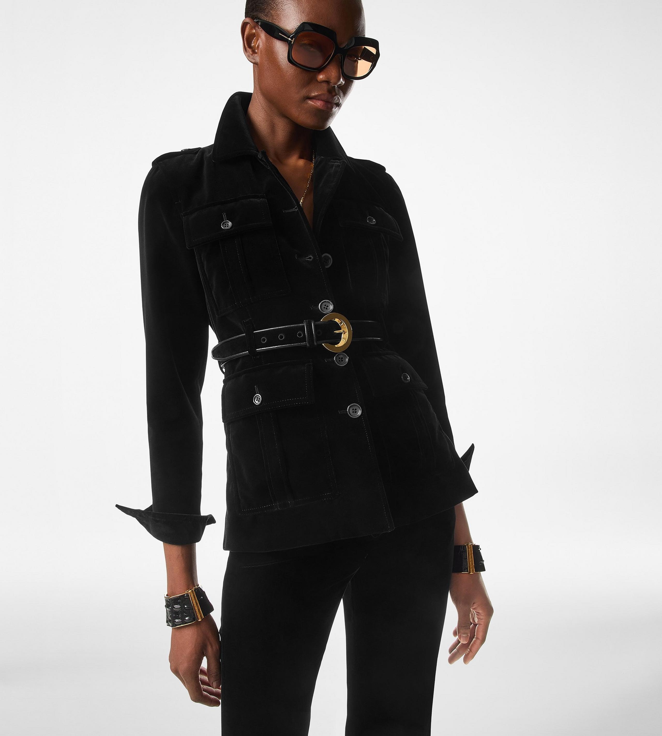 VELVET "WALLIS" TAILORED FLARE PANTS - 2
