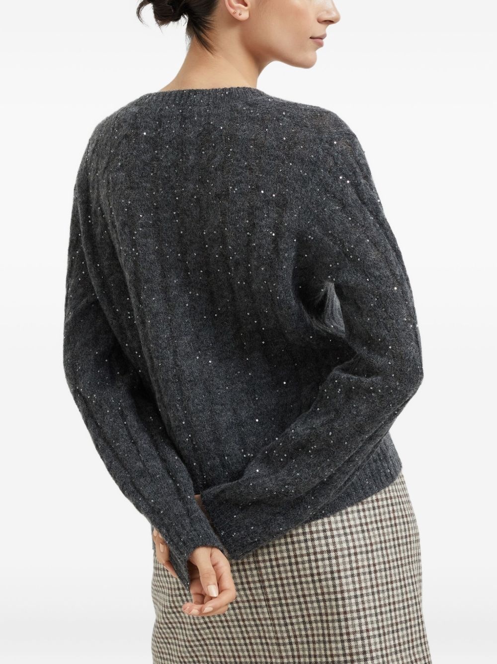 cable-knit sweater - 5