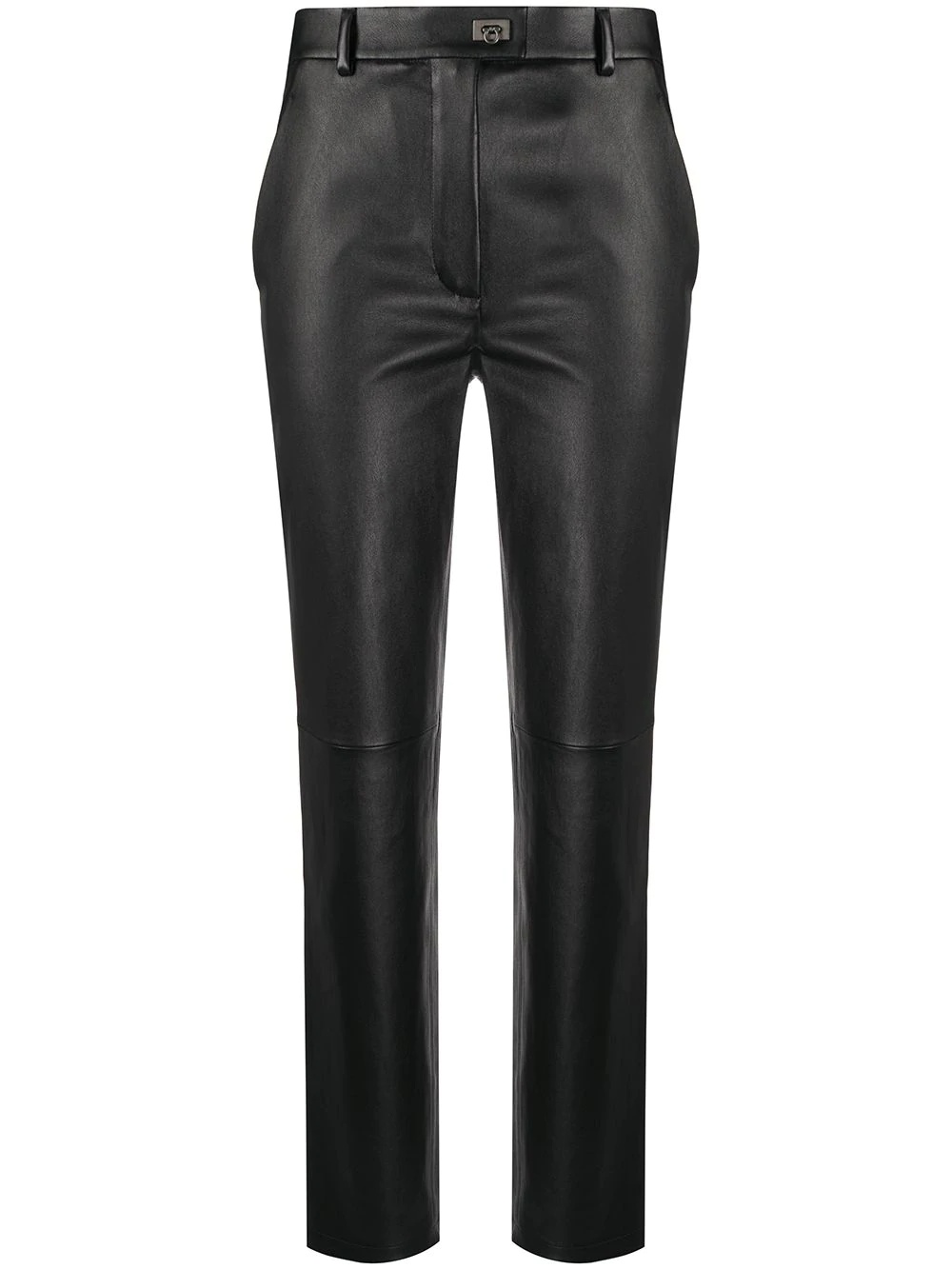 Gancini lambskin trousers - 1