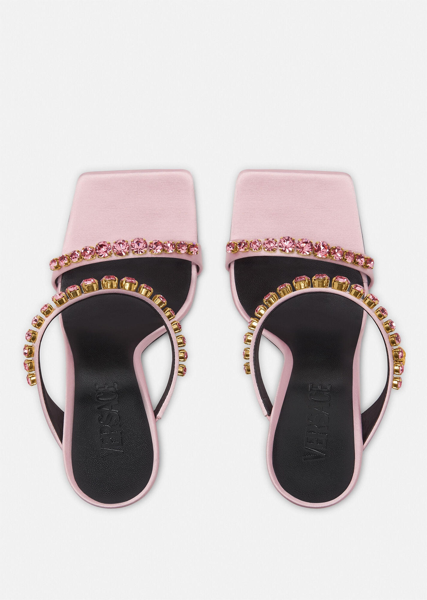 Medusa Rhinestone Mules - 4