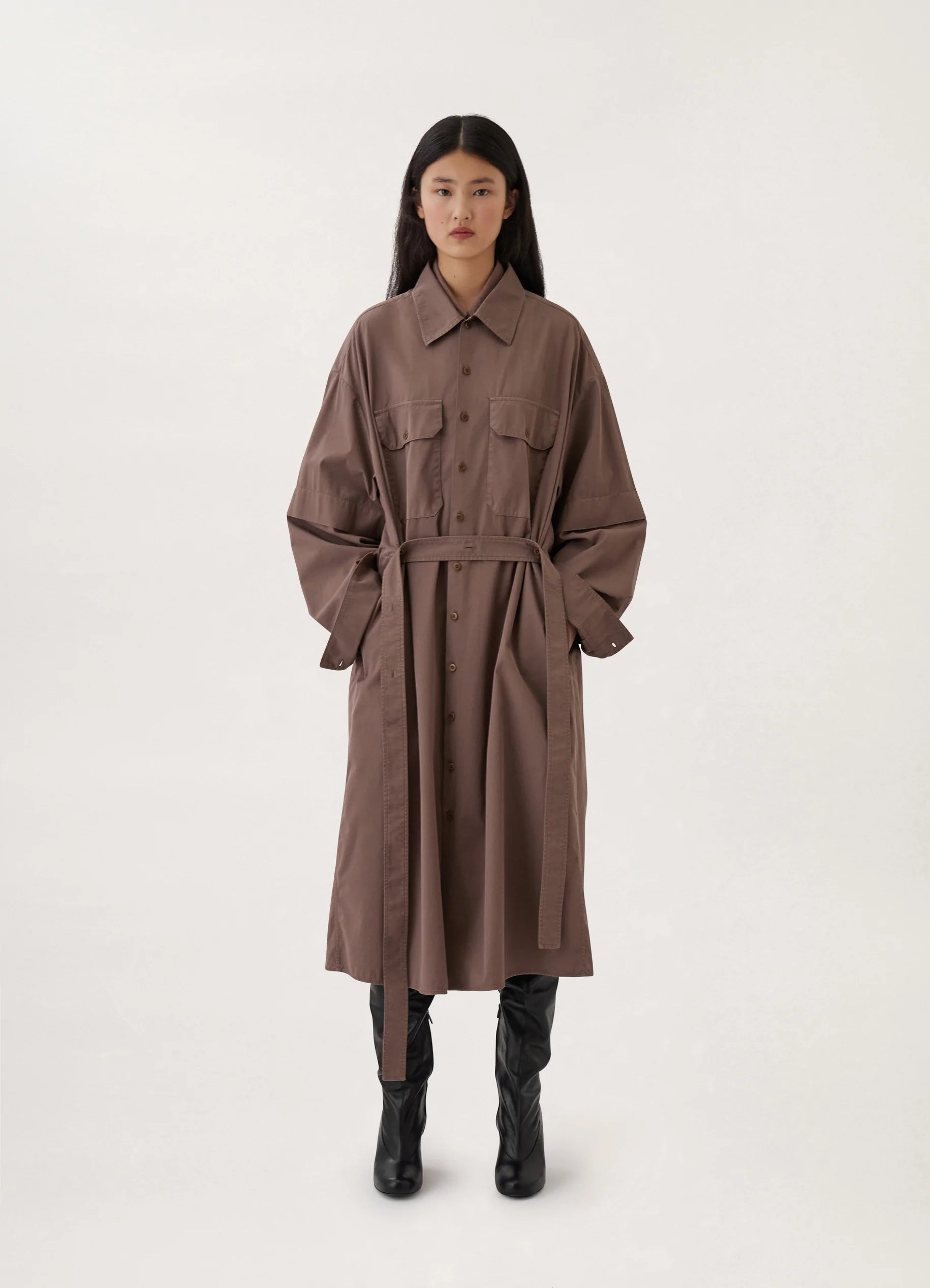 TWO POCKET SHIRT DRESS
LIGHT COTTON GARMENT - 3
