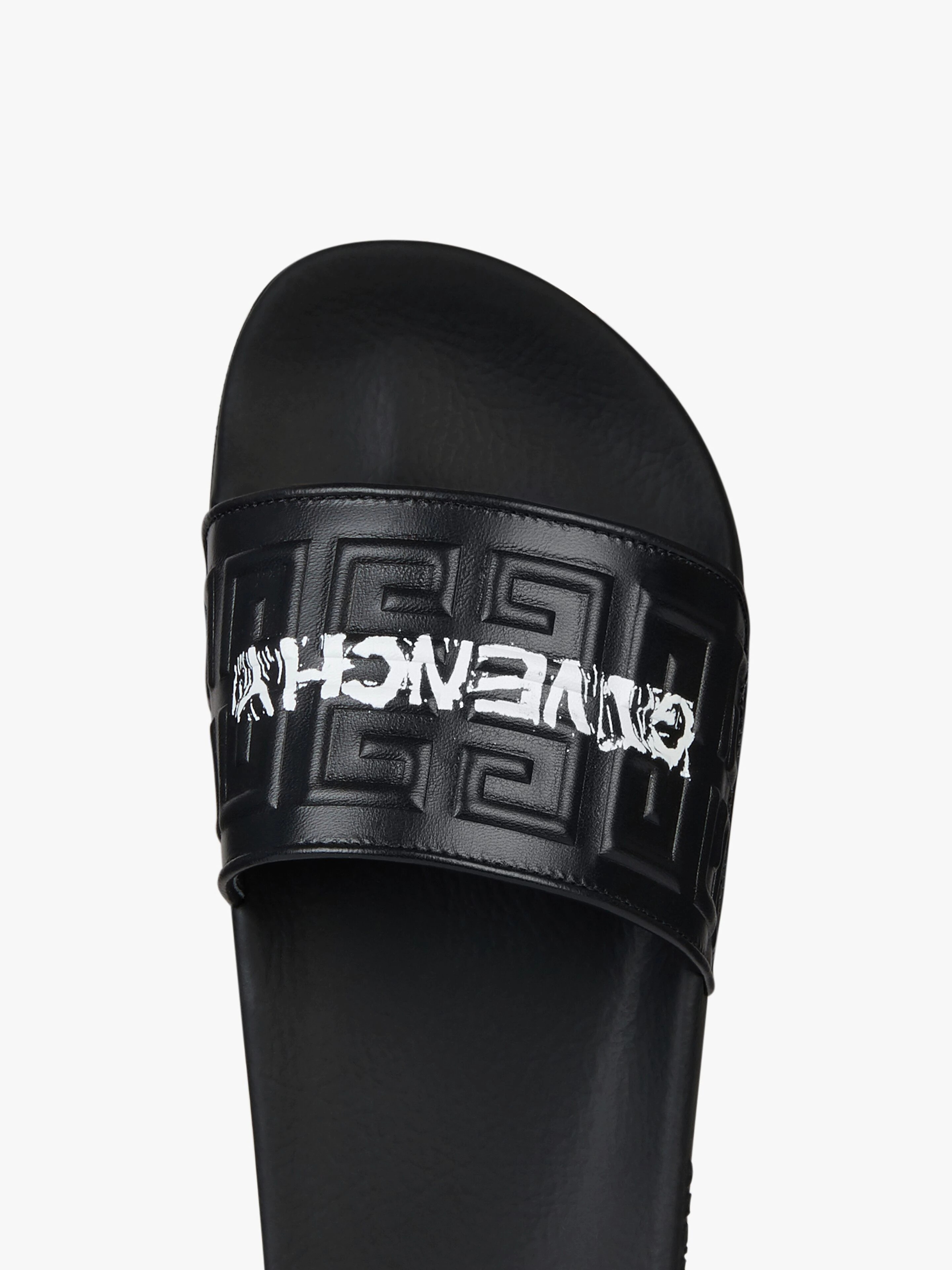 GIVENCHY FLAT SANDALS IN 4G LEATHER - 7