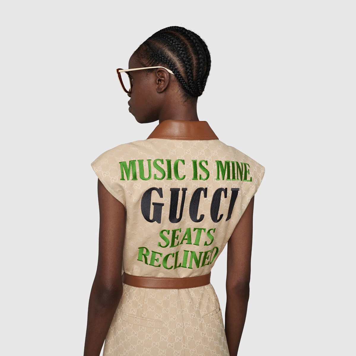 Gucci 100 GG canvas jumpsuit - 6