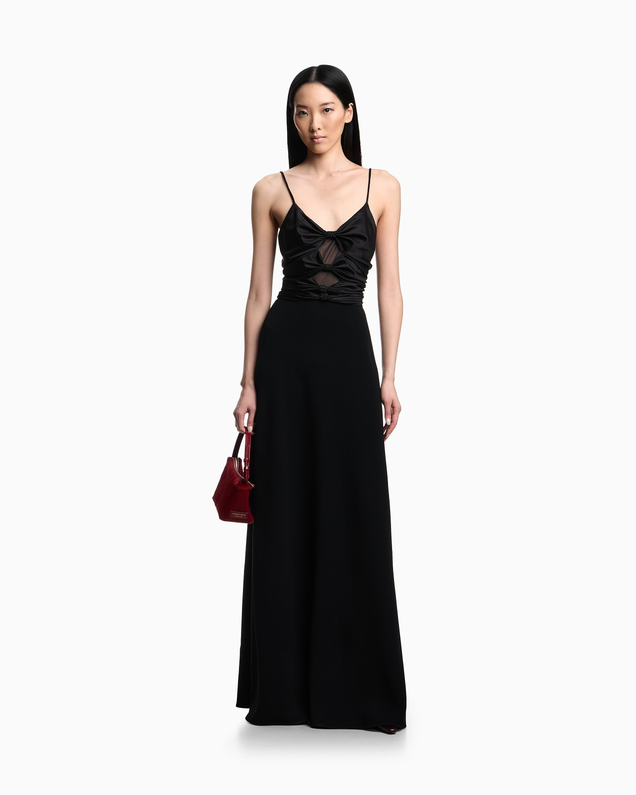 TECHNICAL CADY CUT-OUT DRESS WITH JEWEL DETAIL - 2