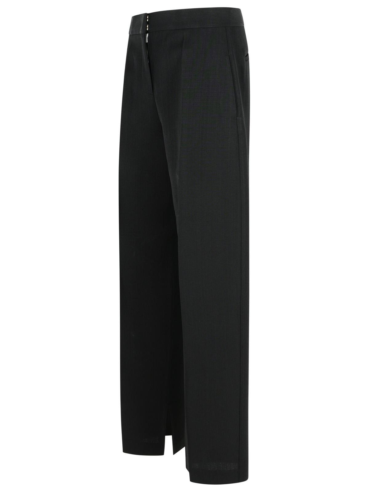 Jil Sander Black Viscose Blend Trousers Women - 2