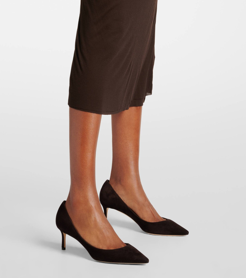 Romy 60 suede pumps 4