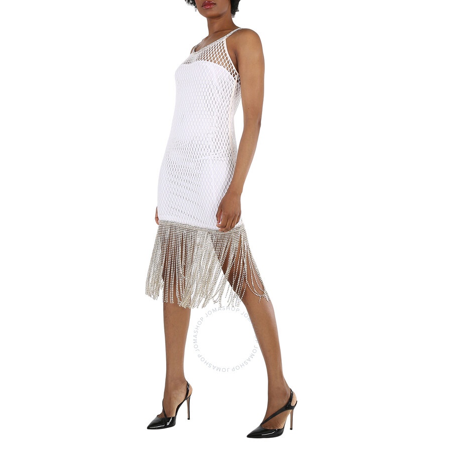 Burberry Ladies White Osanna Fishnet Dress - 3
