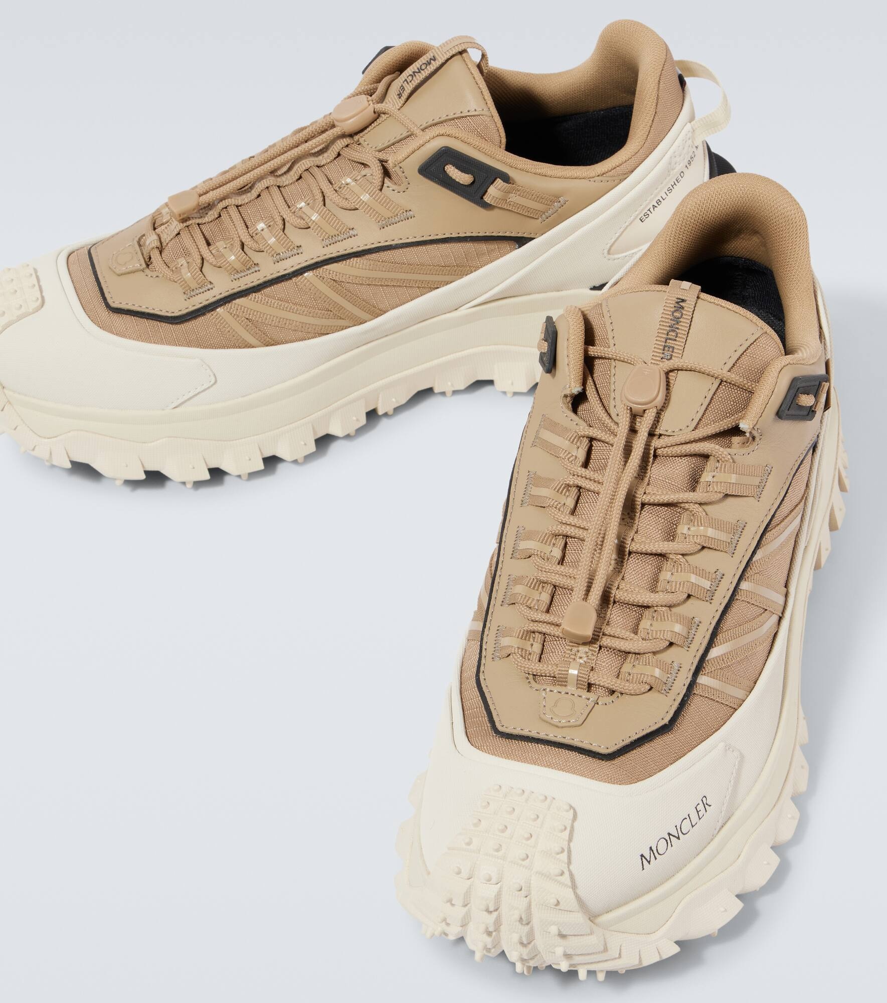Trailgrip leather-trimmed sneakers - 3