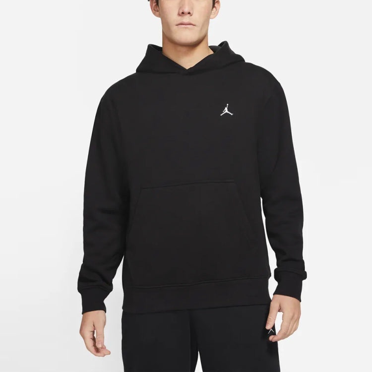 Air Jordan Logo Fleece Pullover Hoodie 'Black' DA9819-010 - 3