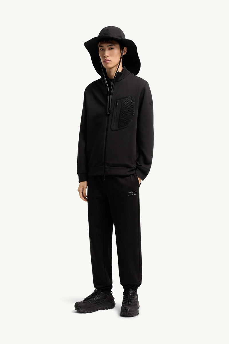 Moncler Logo Cotton Zip-Up Sweatshirt outlook