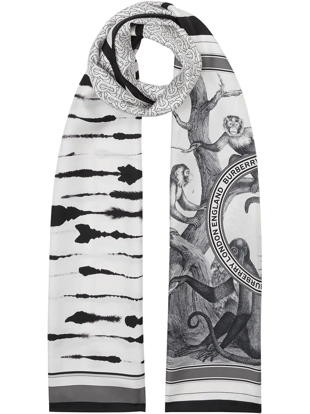 Montage print scarf - 1