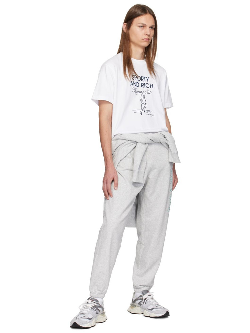 Sporty & Rich Gray French Sweatpants outlook