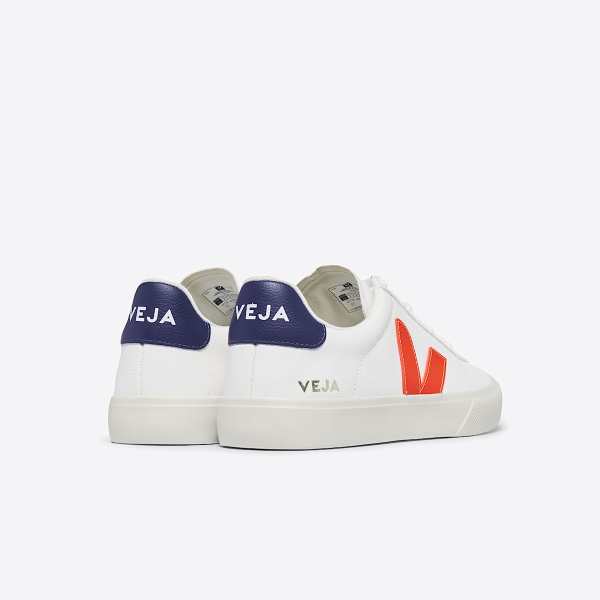 CAMPO LEATHER WHITE ORANGE FLUO - 3