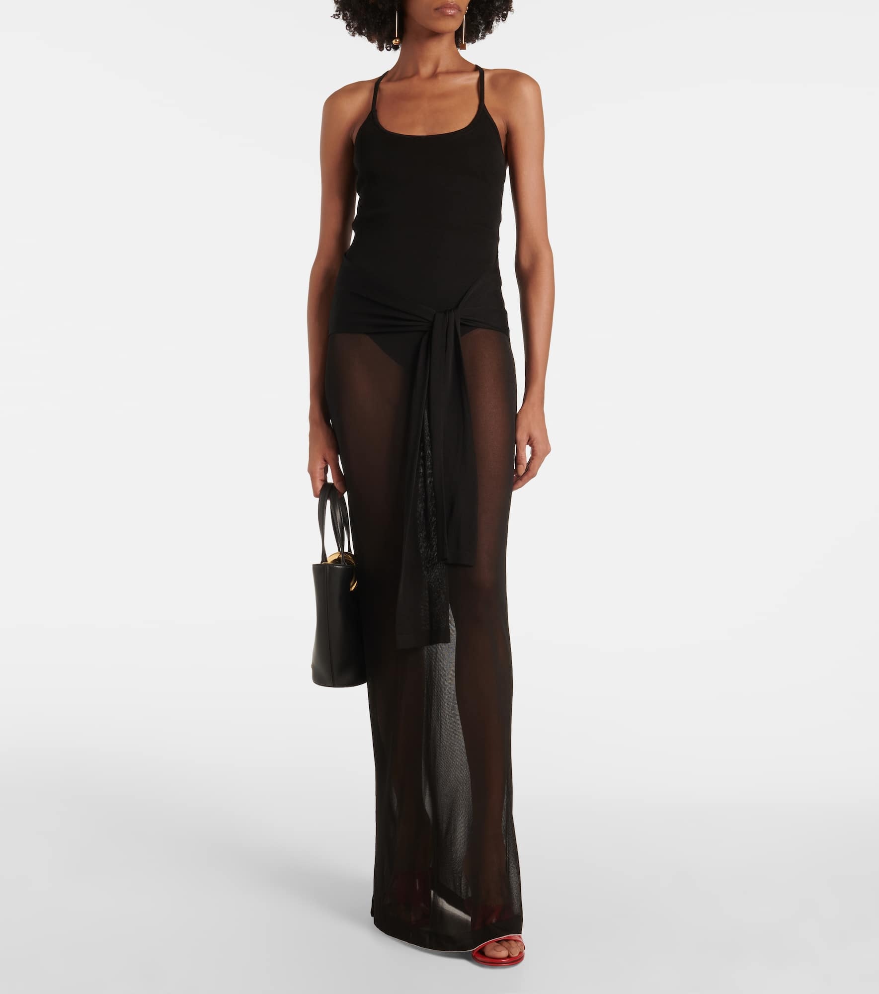 La Robe Maille Nodo embellished gown - 2