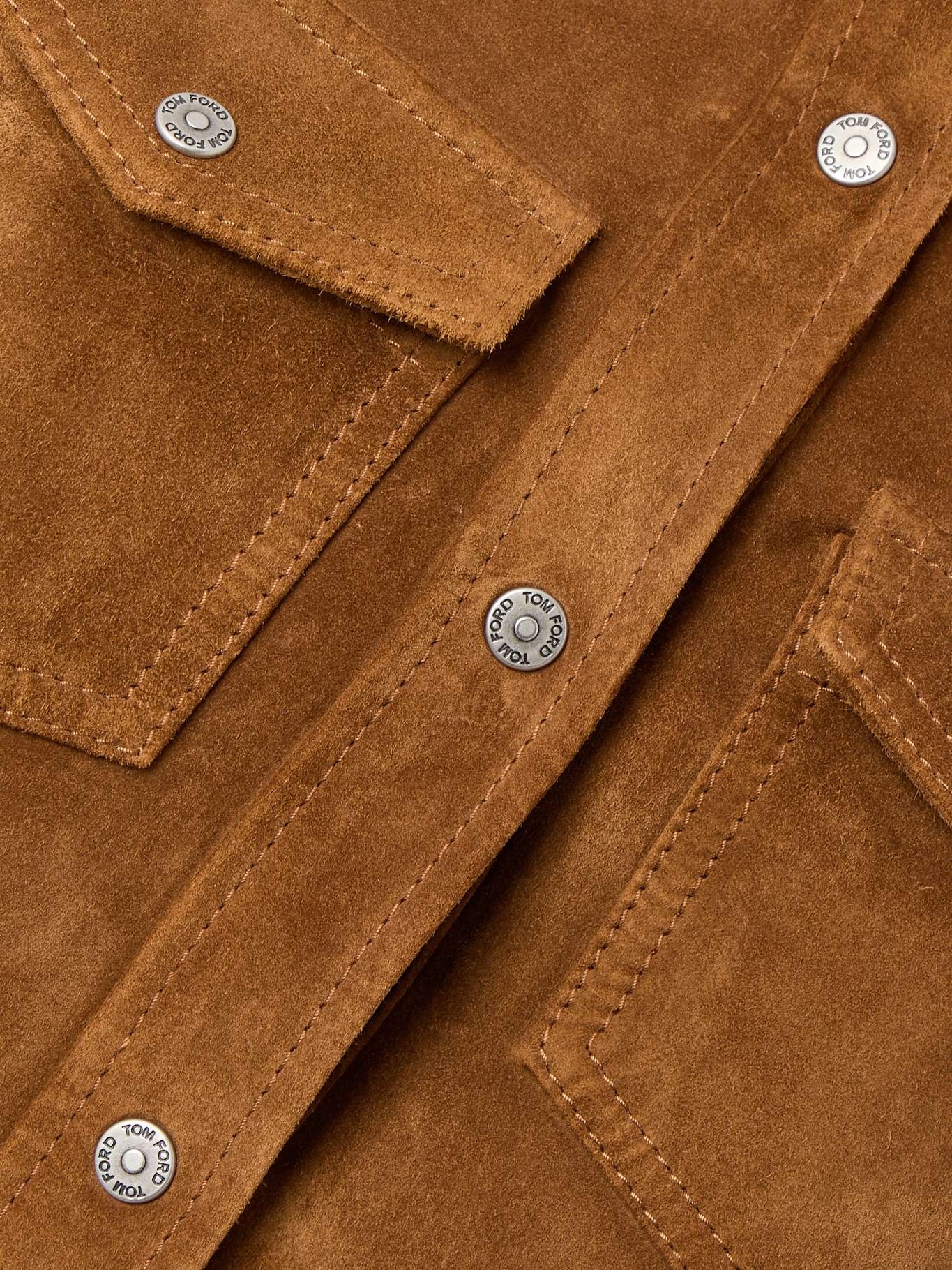 Suede shirt Camel - 5