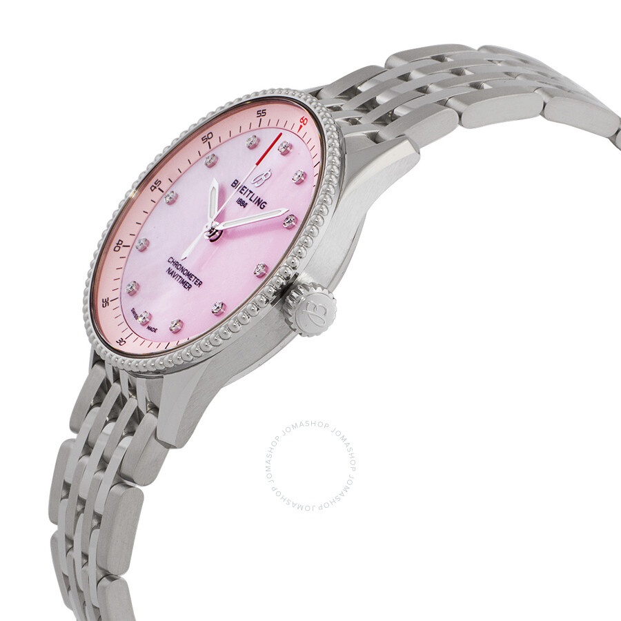Breitling Navitimer Quartz Chronometer Diamond Ladies Watch A77320D91K1A1 - 2