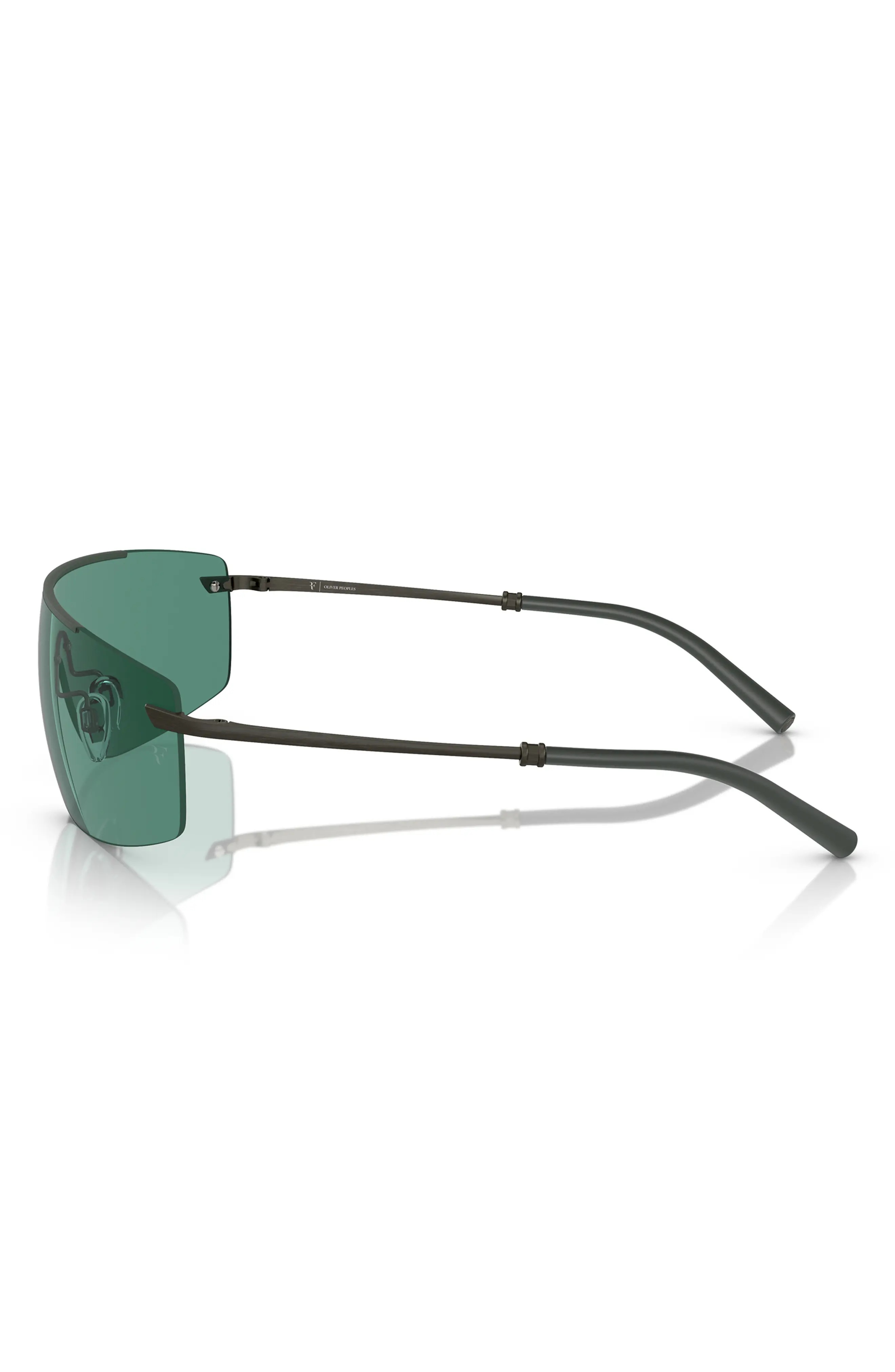 Roger Federer 138mm Rimless Shield Sunglasses - 4