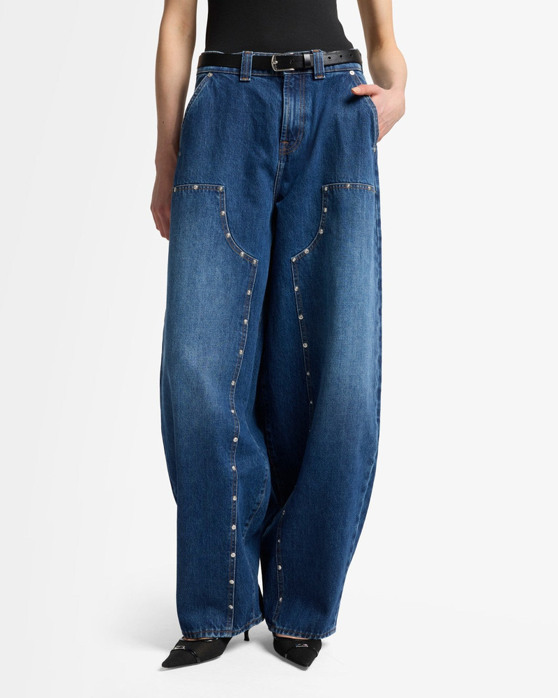 MANKIND Studded Balloon Jeans in Le Blue 4