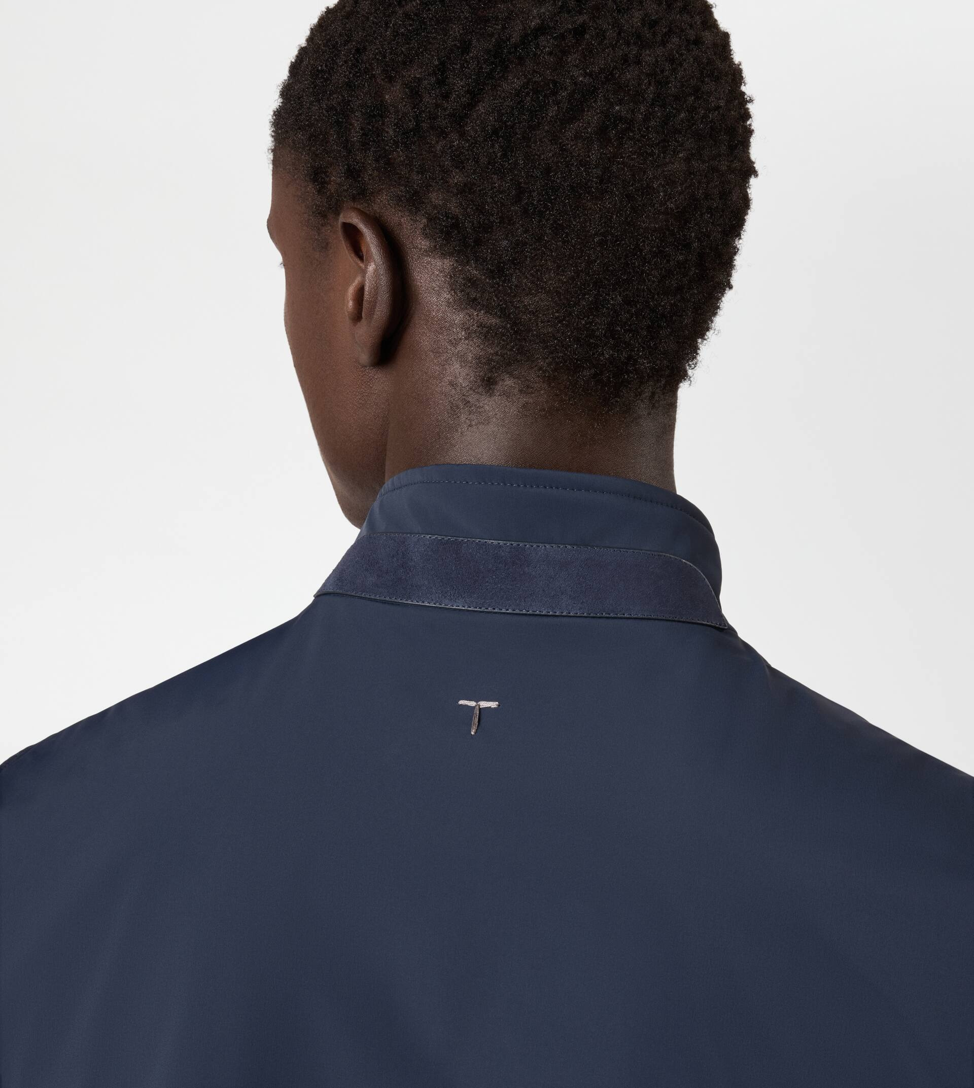 VEST IN TECHNICAL FABRIC - BLUE - 5