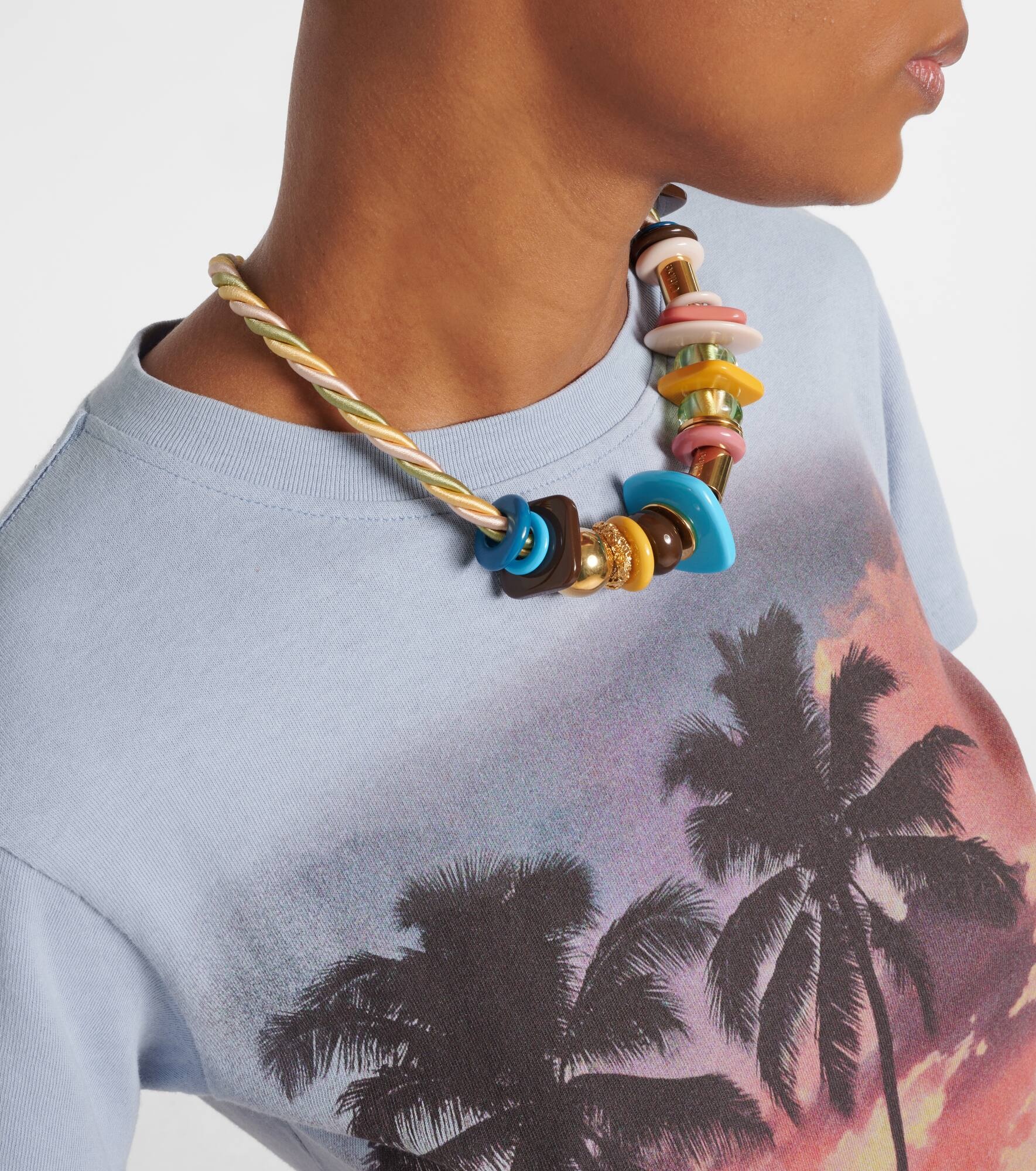 Printed cotton T-shirt - 5