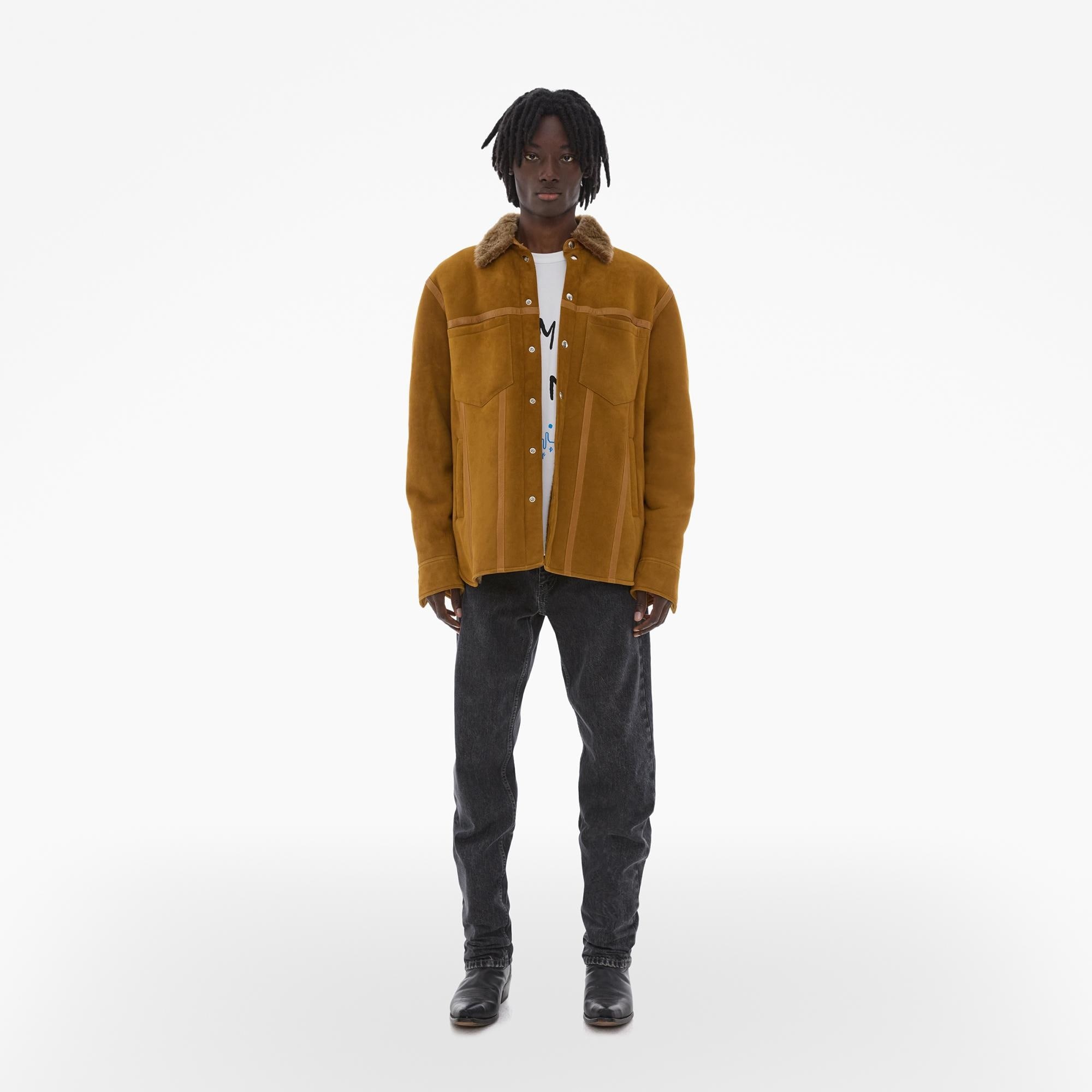 SHEARLING TRUCKER JACKET - 2