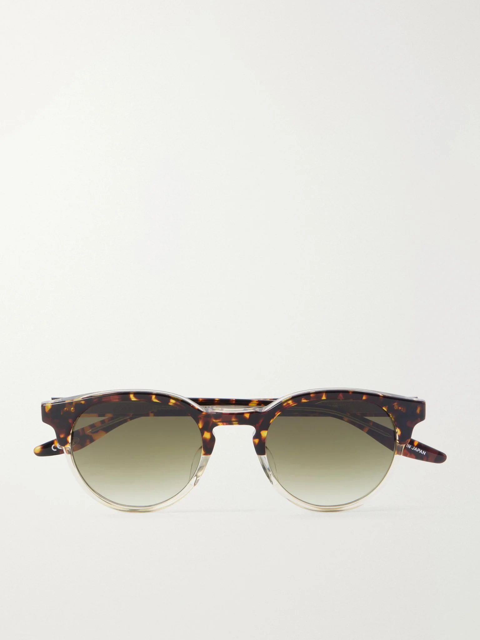 Beckford Sun round-frame tortoiseshell acetate sunglasses Tortoiseshell - 1