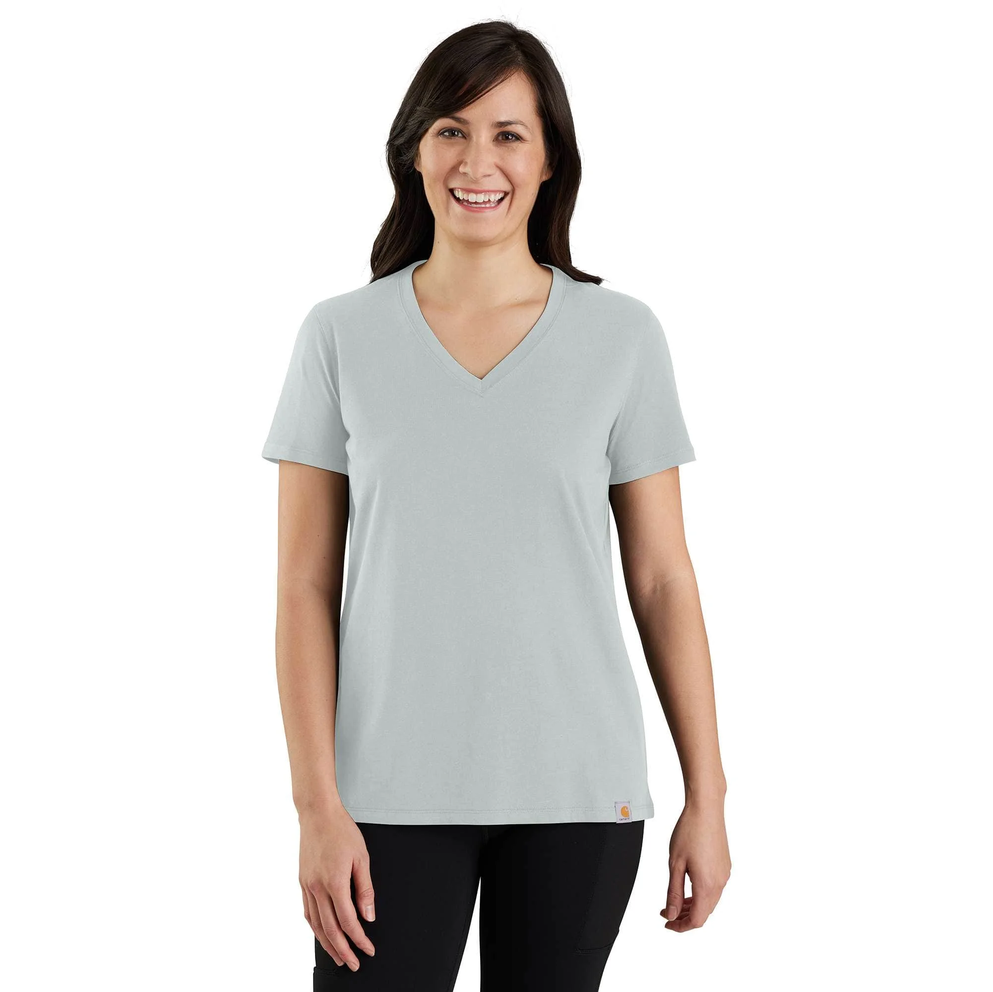 Women's TENCEL™ Fiber Series Relaxed Fit Short-Sleeve V-neck T-Shirt - 1