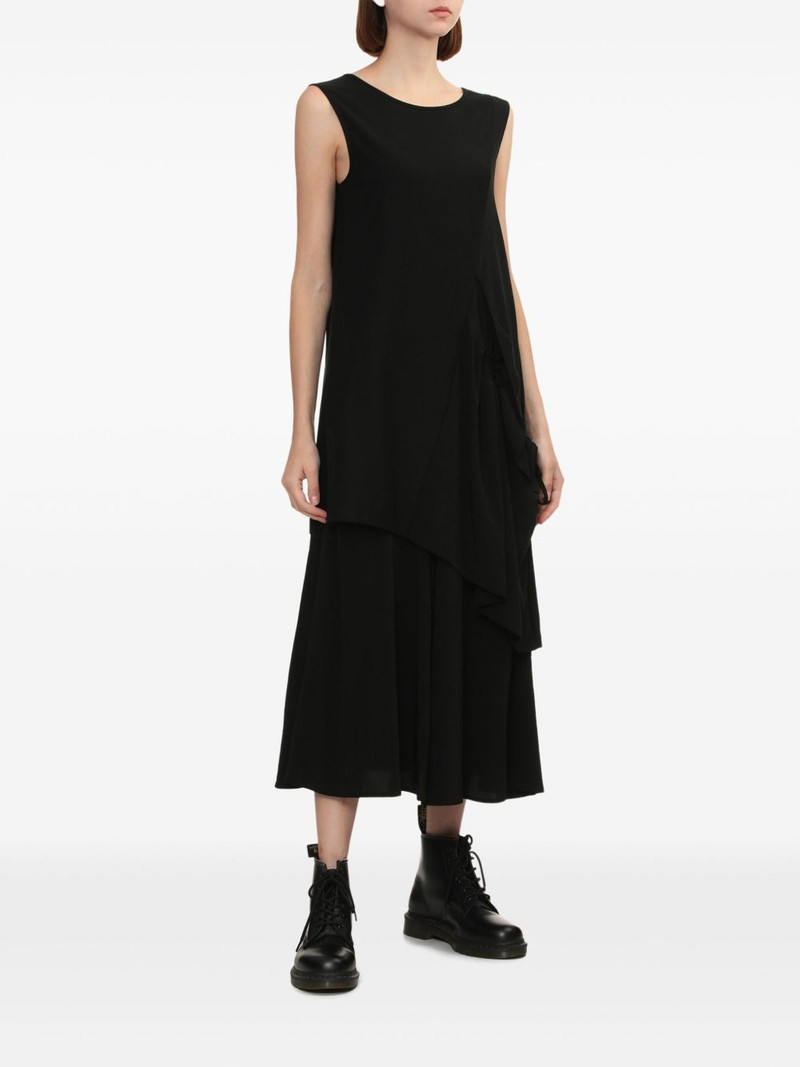 Y's ruffle-detailing top outlook