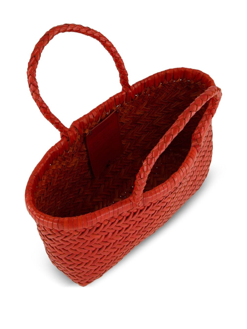 DRAGON DIFFUSION woven flat mini tote bag outlook