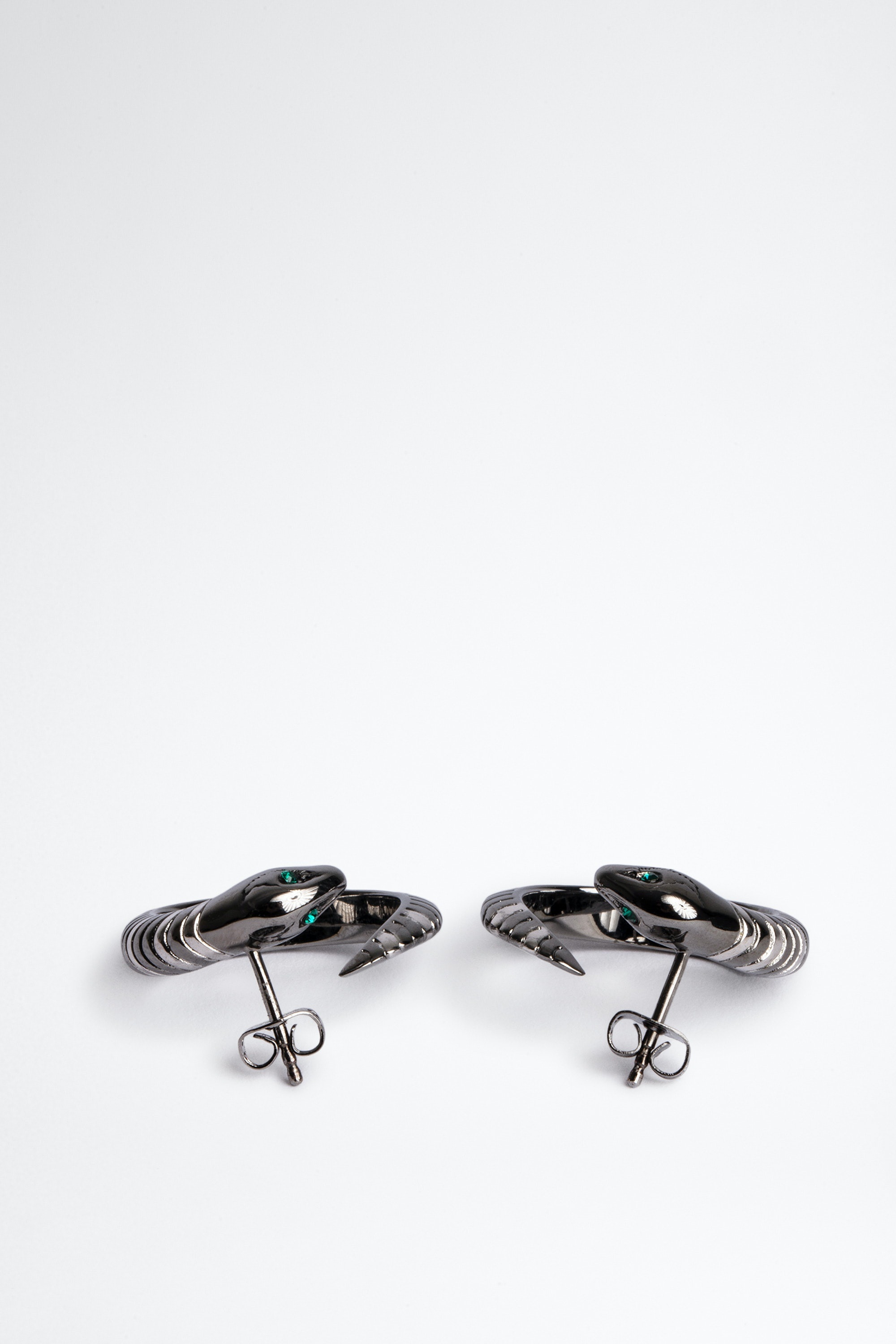 Snake Hoop Earrings - 2