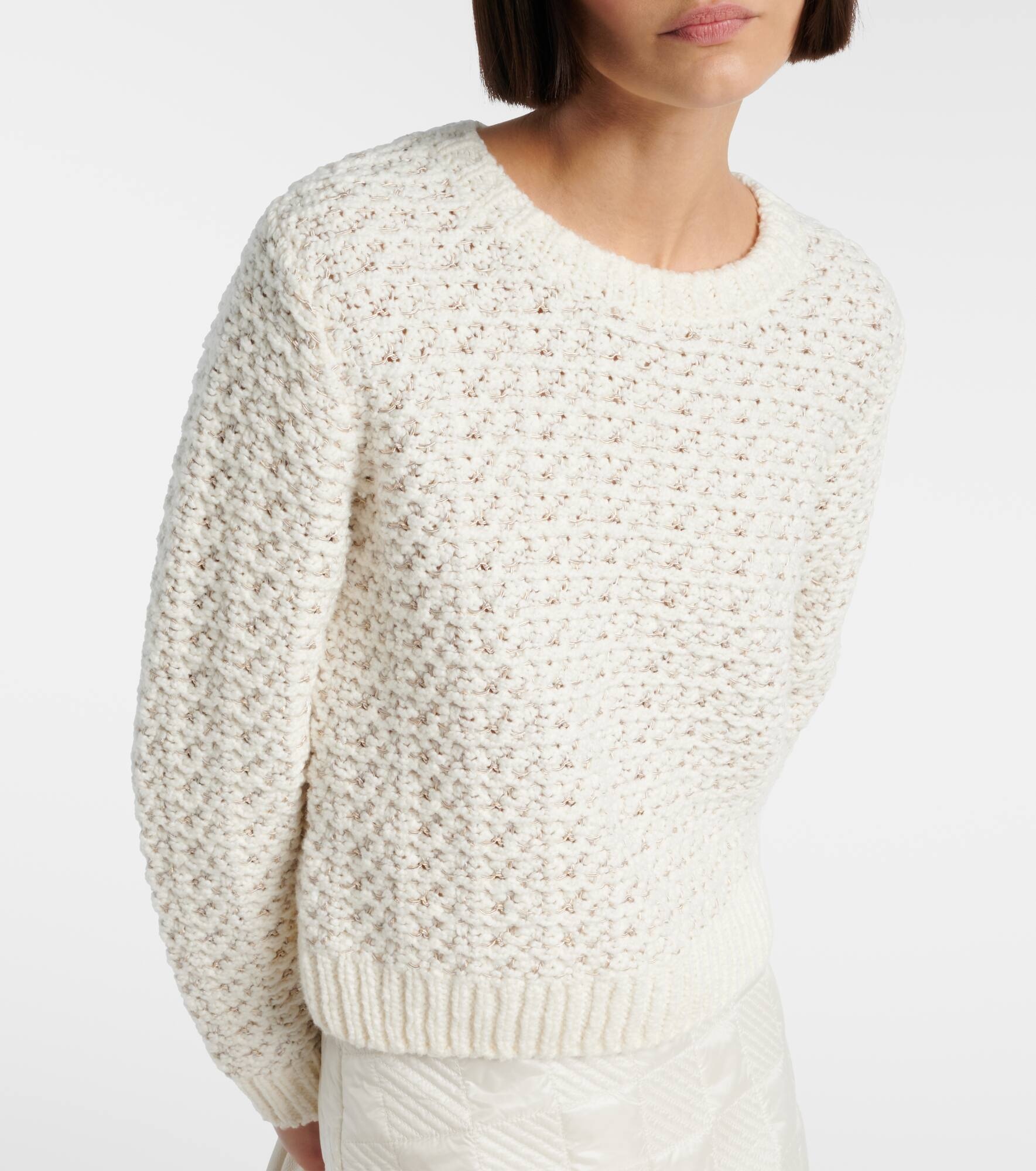 Cotton-blend sweater - 6