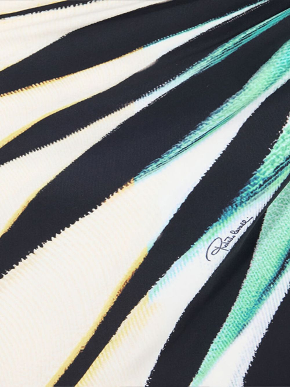 Ray Of Sea print twisted draped wrap sarong - 6