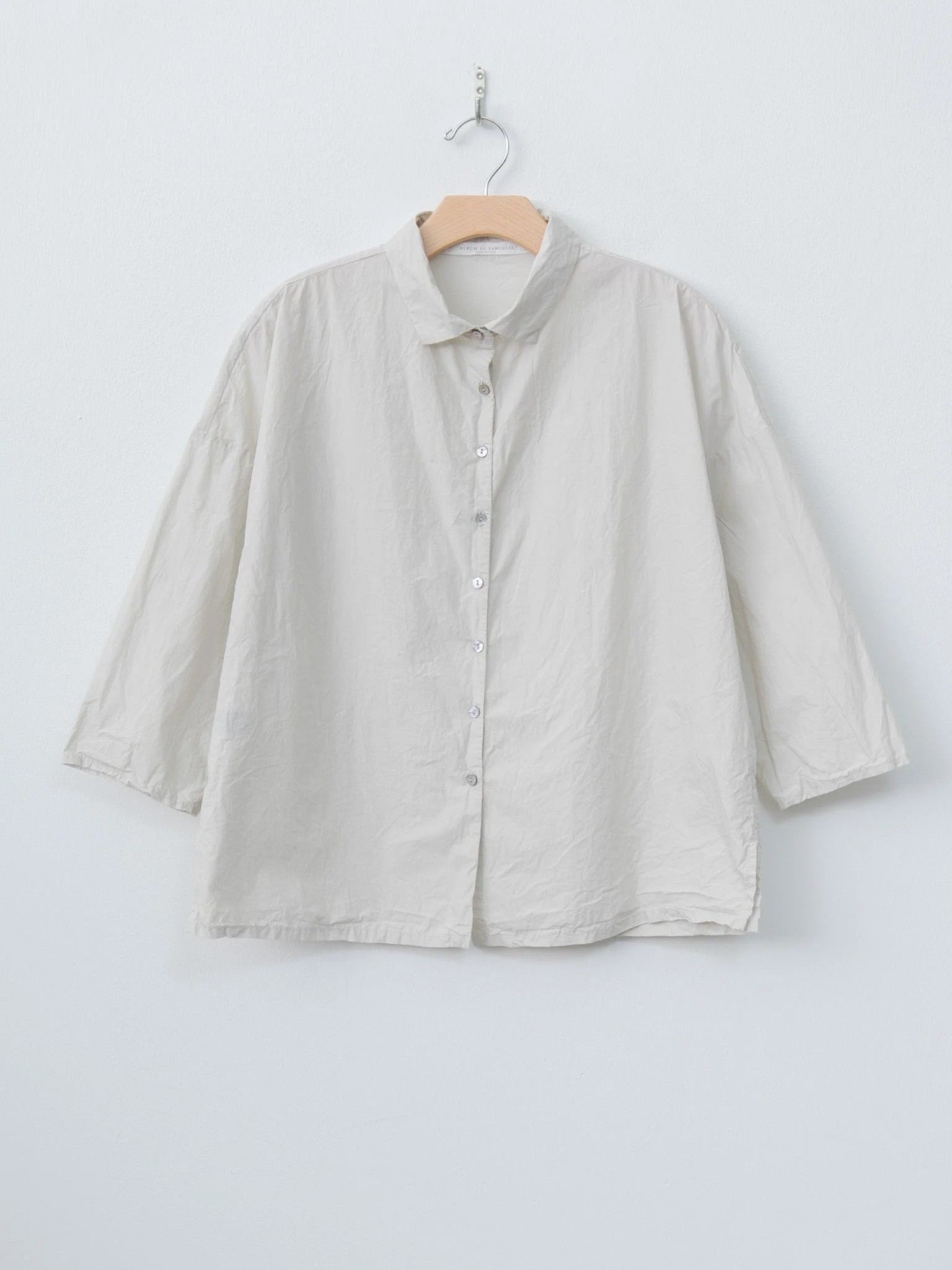 Short Collar Shirt TC - Pebble - 1