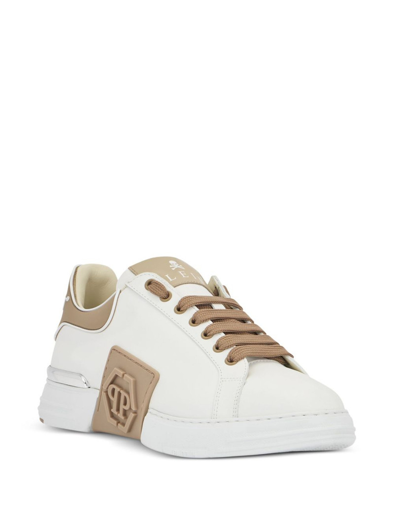 PHILIPP PLEIN Phantom Kick$ logo-plaque low-top sneakers outlook