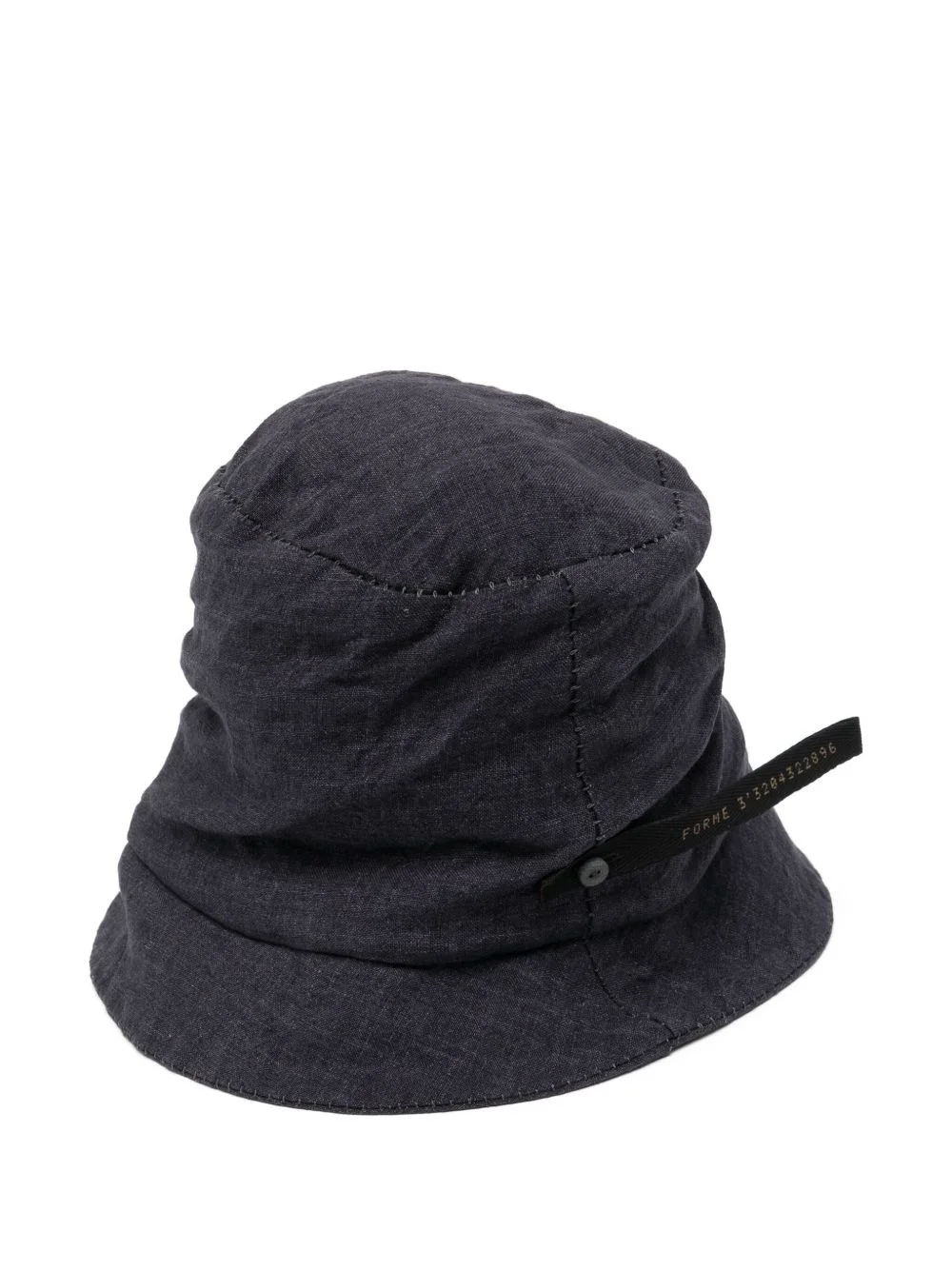tonal-stitching bucket hat - 1
