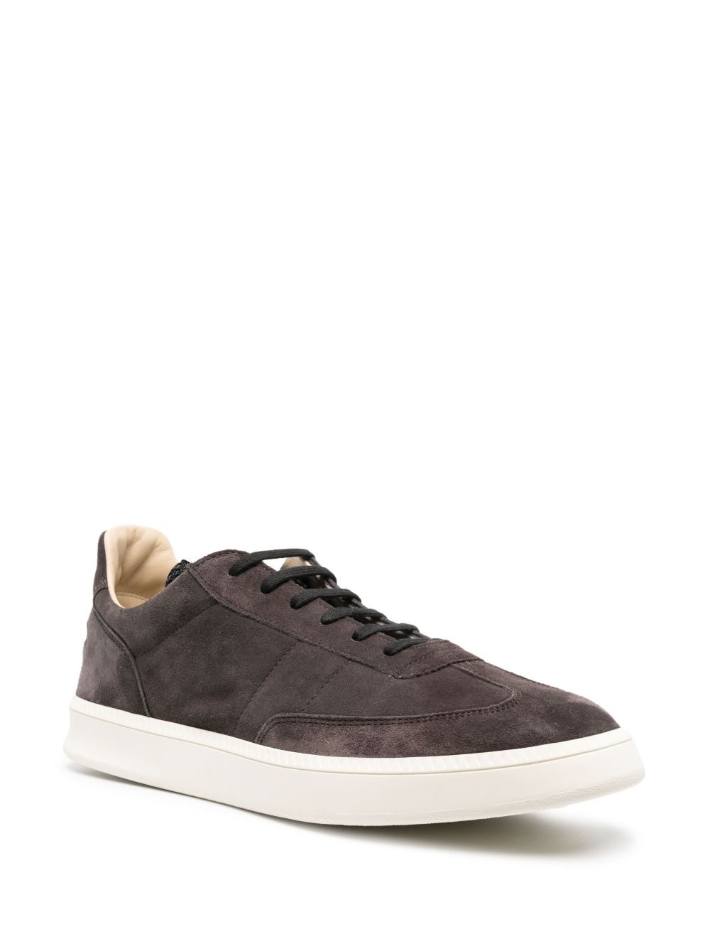 logo-patch low-top sneakers - 2
