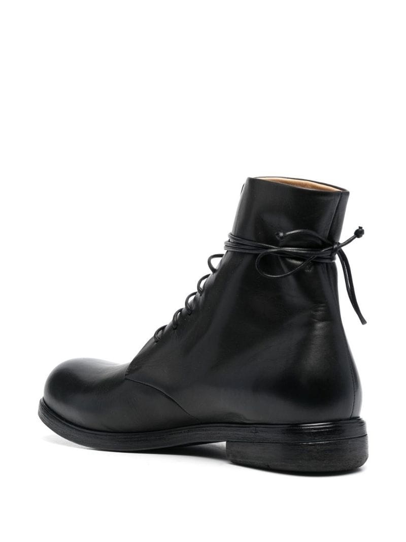 35mm lace-up leather boots - 3